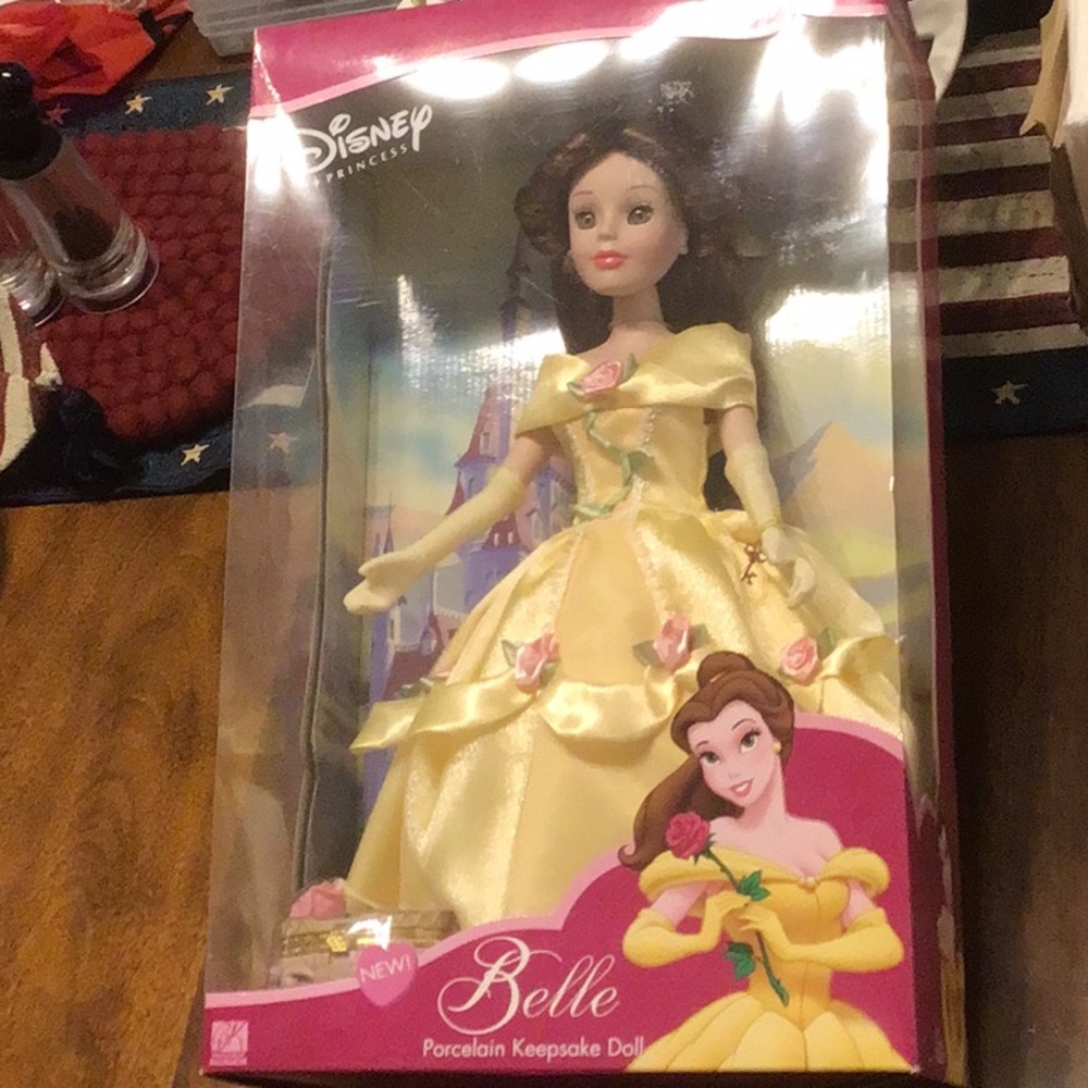 Disney Belle Yellow Doll with Accessories
